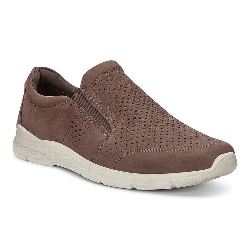 Men Casual Ecco Irving - Casual Shoe Brown - India UQMYES579